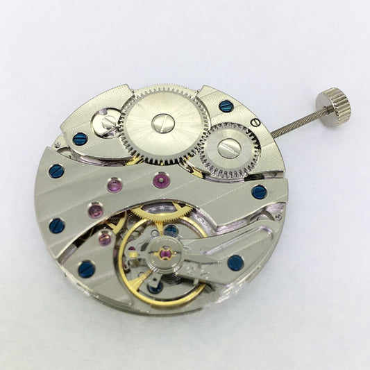 Seagull ST3620 mechanical watch movement with ETA 6497/6498, second hand at 9 o'clock.