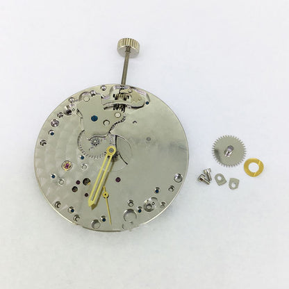 Seagull ST3620 mechanical watch movement with ETA 6497/6498 design, second hand at 9 o'clock, precision watch component.