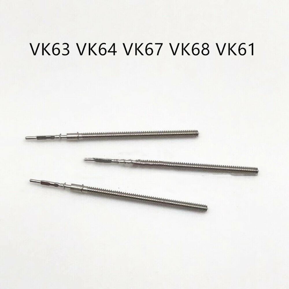 10PCS Watch Winding Stems Generic for VK63 VK64 VK67 VK68 VK61 Movement