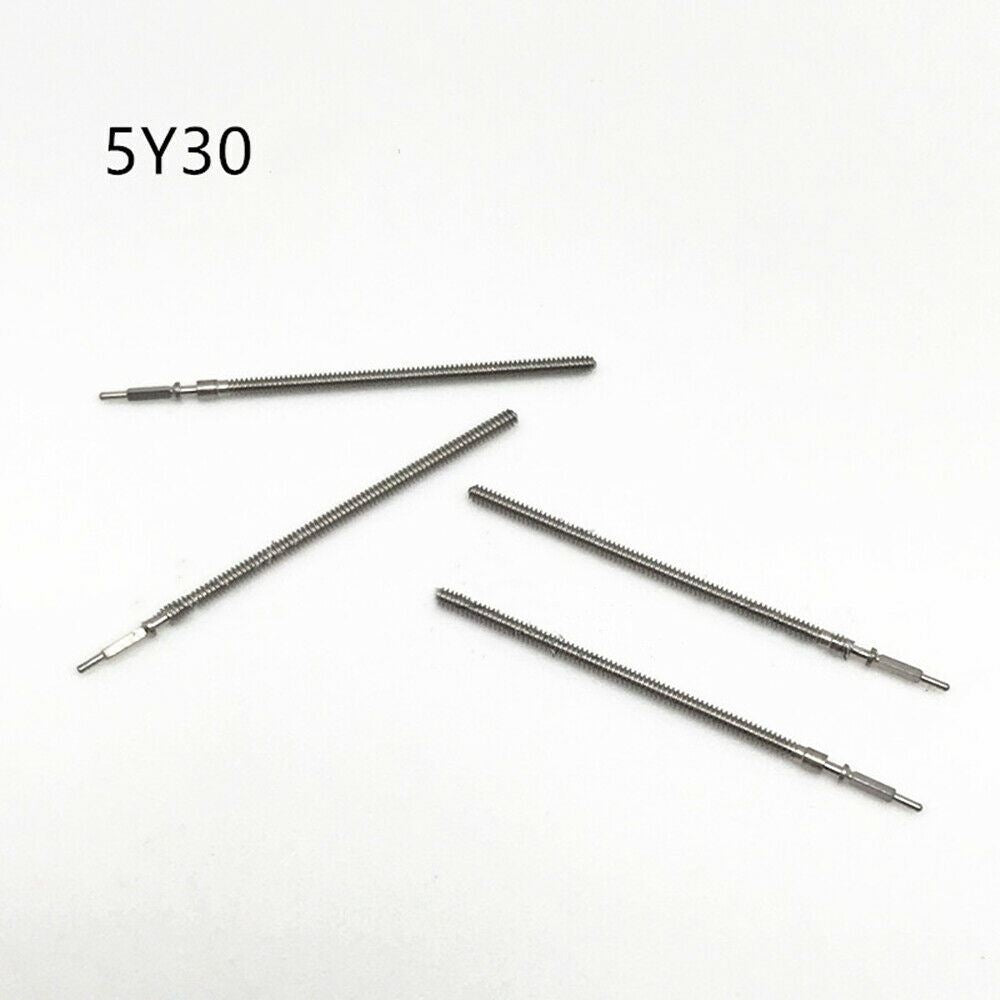 10PCS Watch Winding Stems Generic for 5Y30 5Y20 Movement