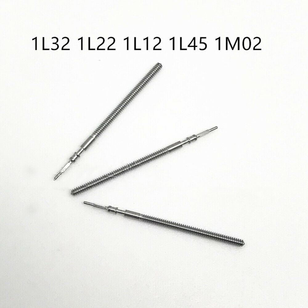 10PCS Watch Winding Stems Generic for 1L32 1L22 1L12 1L45 1M02 Movement