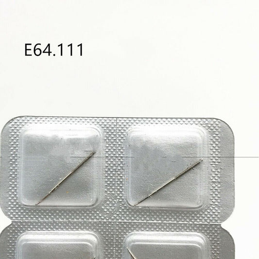 Swiss Made watch winding stems for ETA E64.111 movement, brand new original parts for precise repairs.