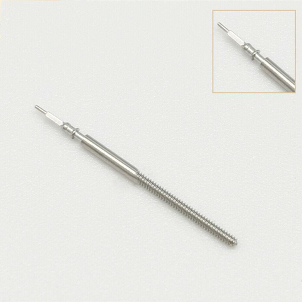Set of 10 generic watch winding stems for OS10/OS20/OS60 movements, compatible with various watch repairs.