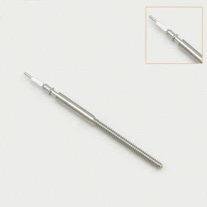 Set of 10 generic watch winding stems for OS10/OS20/OS60 movements, compatible with various watch repairs.