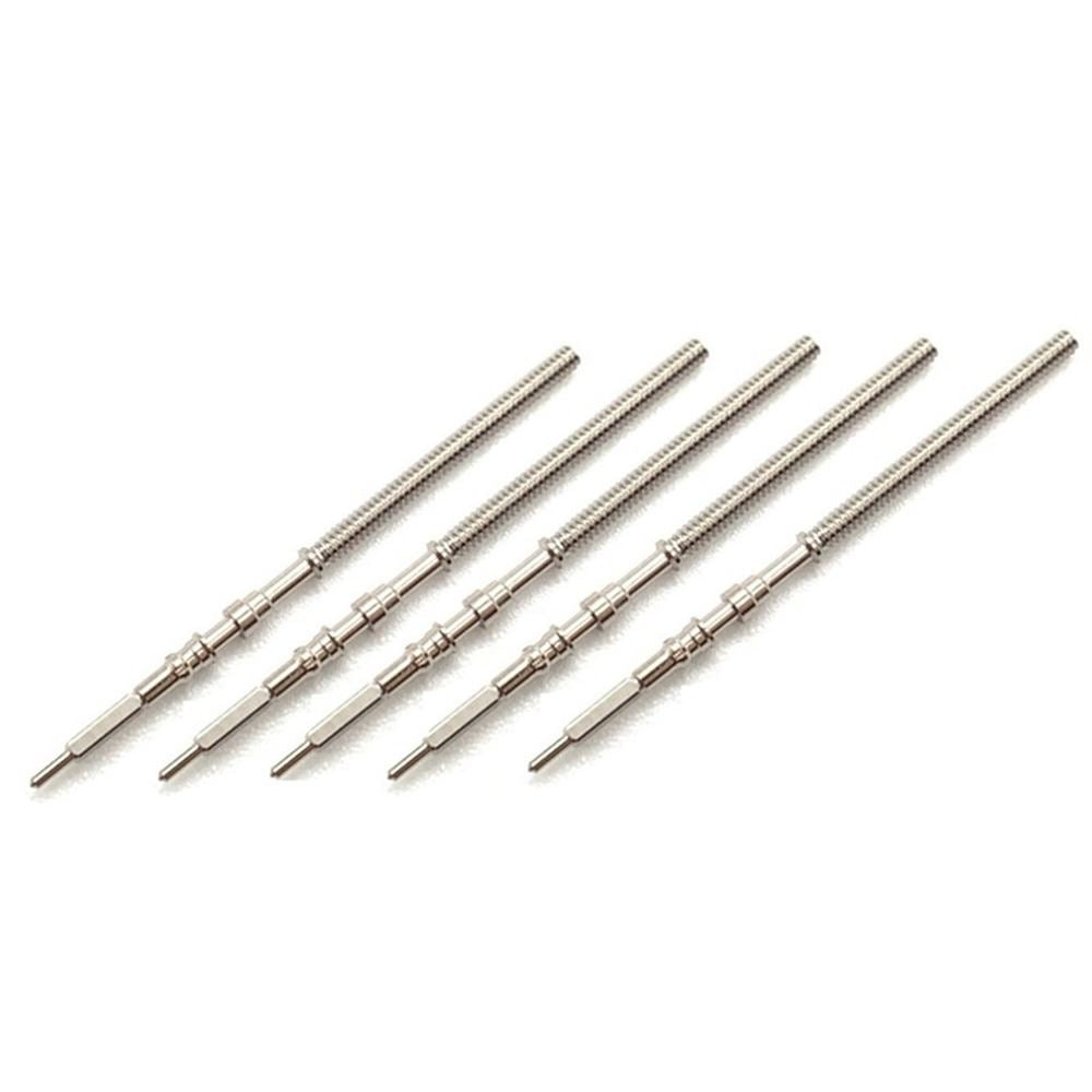 High-quality watch winding stem for NH35 movement, ensuring accurate time adjustment.