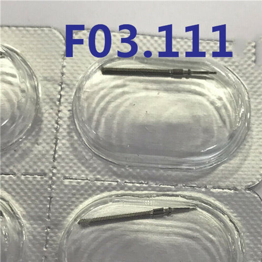 Watch winding stem for ETA F03.111 F06.111 movement, generic China-made replacement part.