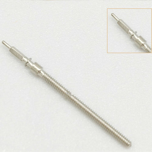 Set of 10 generic watch winding stems for ST6 movement, ideal for repair and replacement.