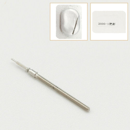 Set of 10 original ETA watch winding stems, compatible with ETA 2000-1 movement for precise repairs.