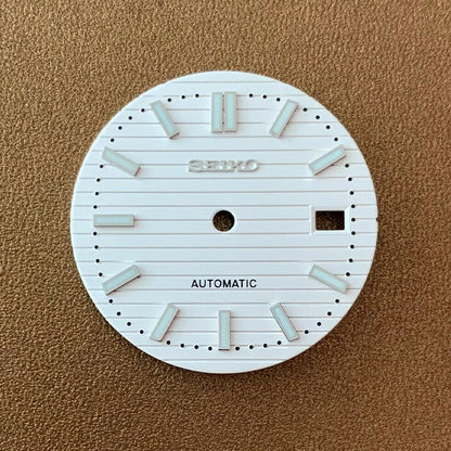 Cadran de montre lumineux de 30,5 mm, adapté au mouvement NH35, pièces de rechange