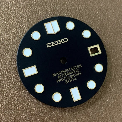 28.50mm green luminous dial by #0321 for NH35 movement, ideal for custom watch builds and repairs.
