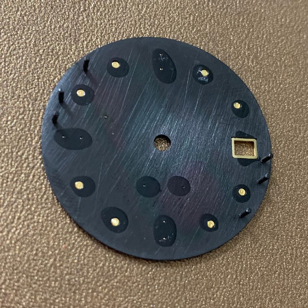 28,50 mm Zifferblatt grün leuchtend passend für NH35 Uhrwerk Uhrenteile #0321