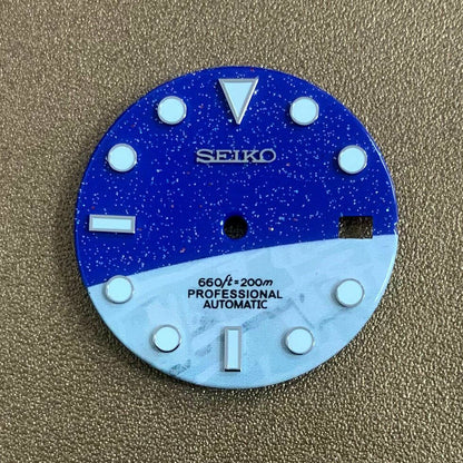 28.50mm Watch Dial Green Luminous Suitable for NH35/NH36 Movement Watch #0322
