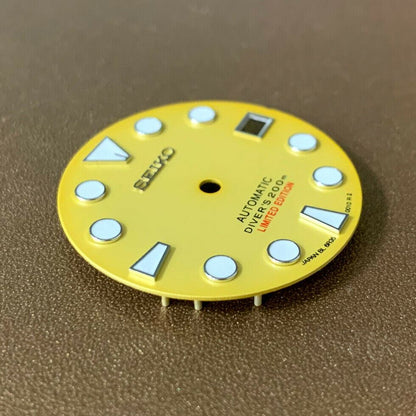 28,50 mm Zifferblatt grün leuchtend passend für NH35 Uhrwerk Uhr #0324