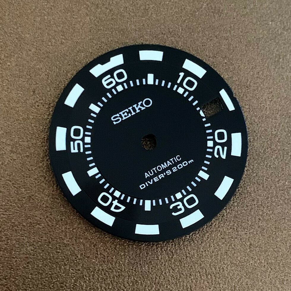 28,50 mm Zifferblatt, grün leuchtend, geeignet für NH35/NH36 Uhrwerk, Uhr Nr. 0323