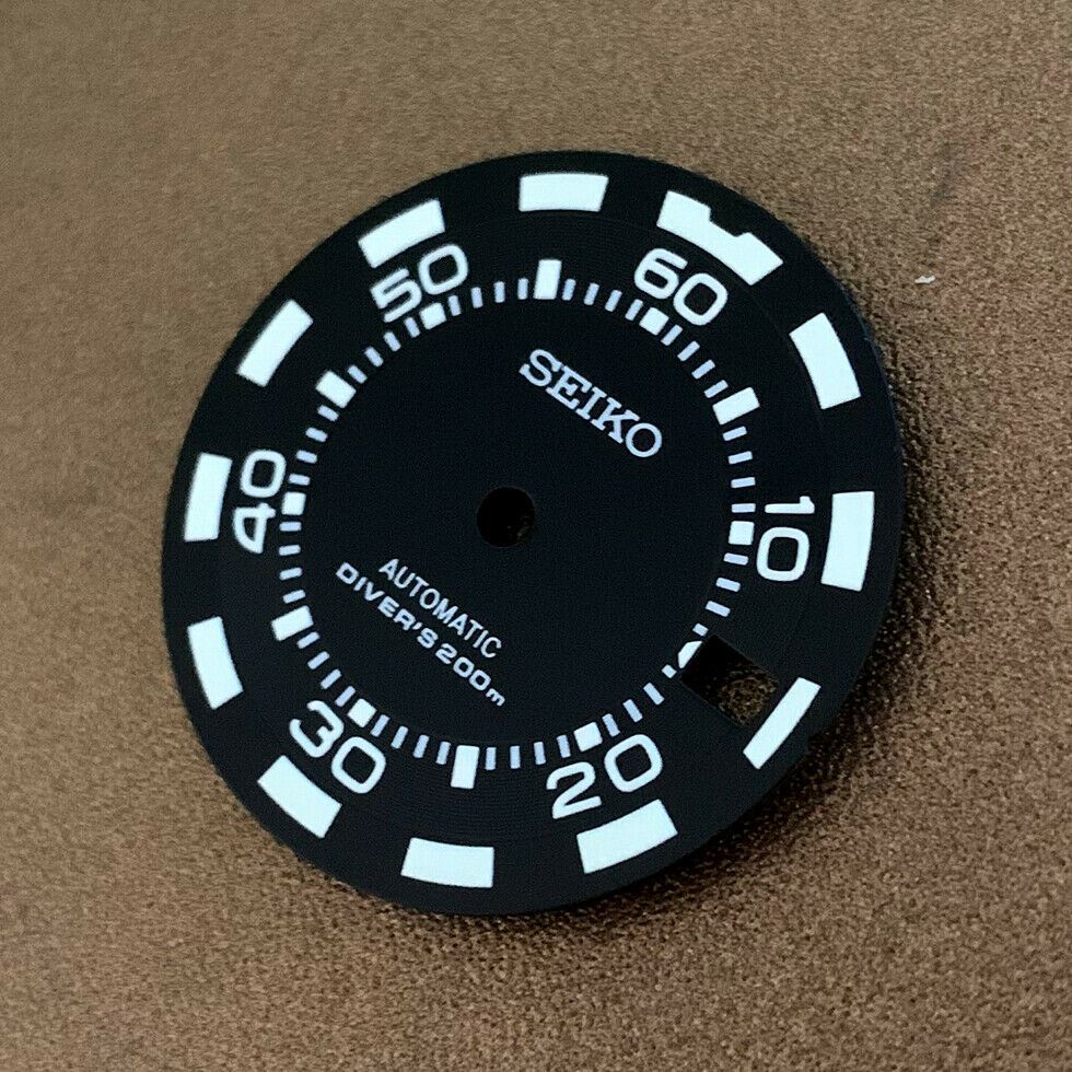 28,50 mm Zifferblatt, grün leuchtend, geeignet für NH35/NH36 Uhrwerk, Uhr Nr. 0323