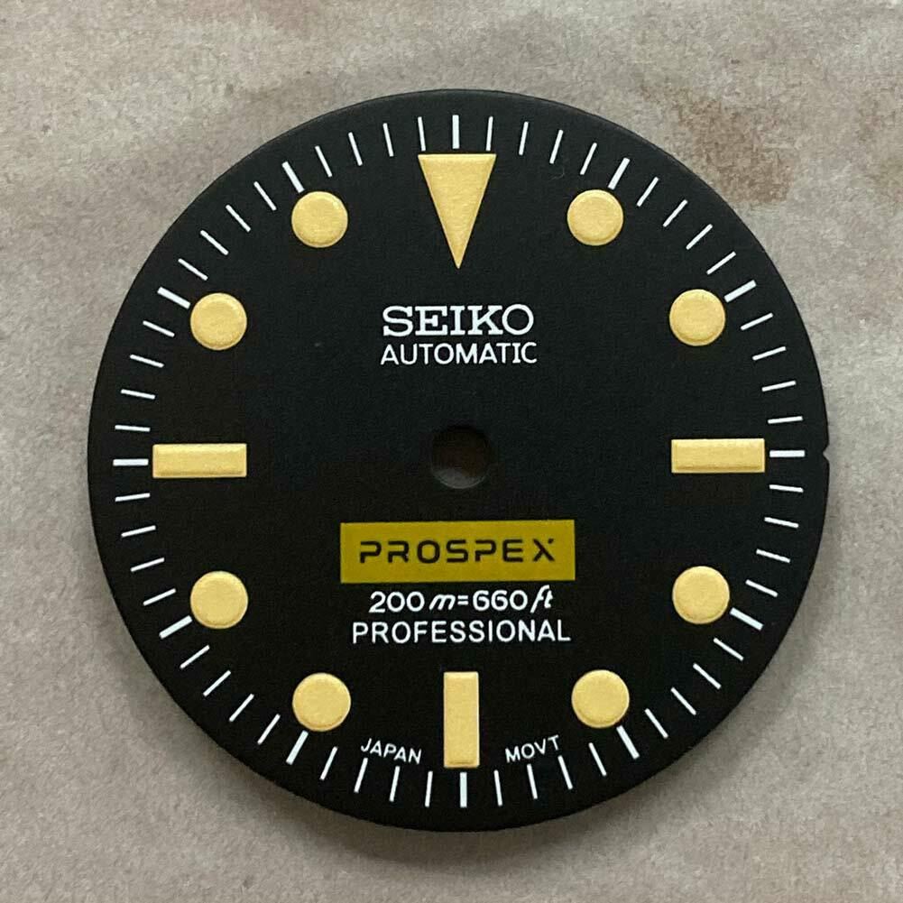 28,50 mm Zifferblatt grün leuchtend passend für NH35/NH36 Uhrwerk Uhr #04