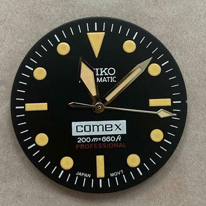 Cadran de montre 28,50 mm vert lumineux adapté aux montres à mouvement NH35/NH36 n° 06