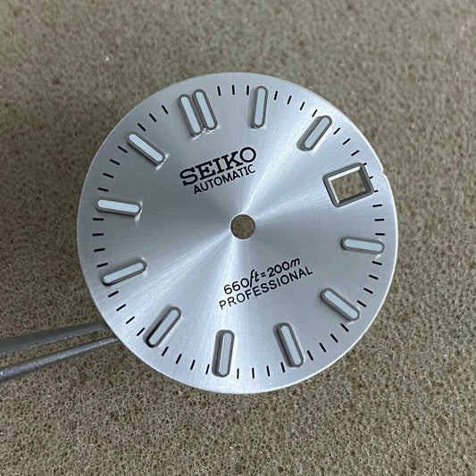 Cadran de montre 28,5 mm vert lumineux, compatible avec le mouvement NH35 #AE46