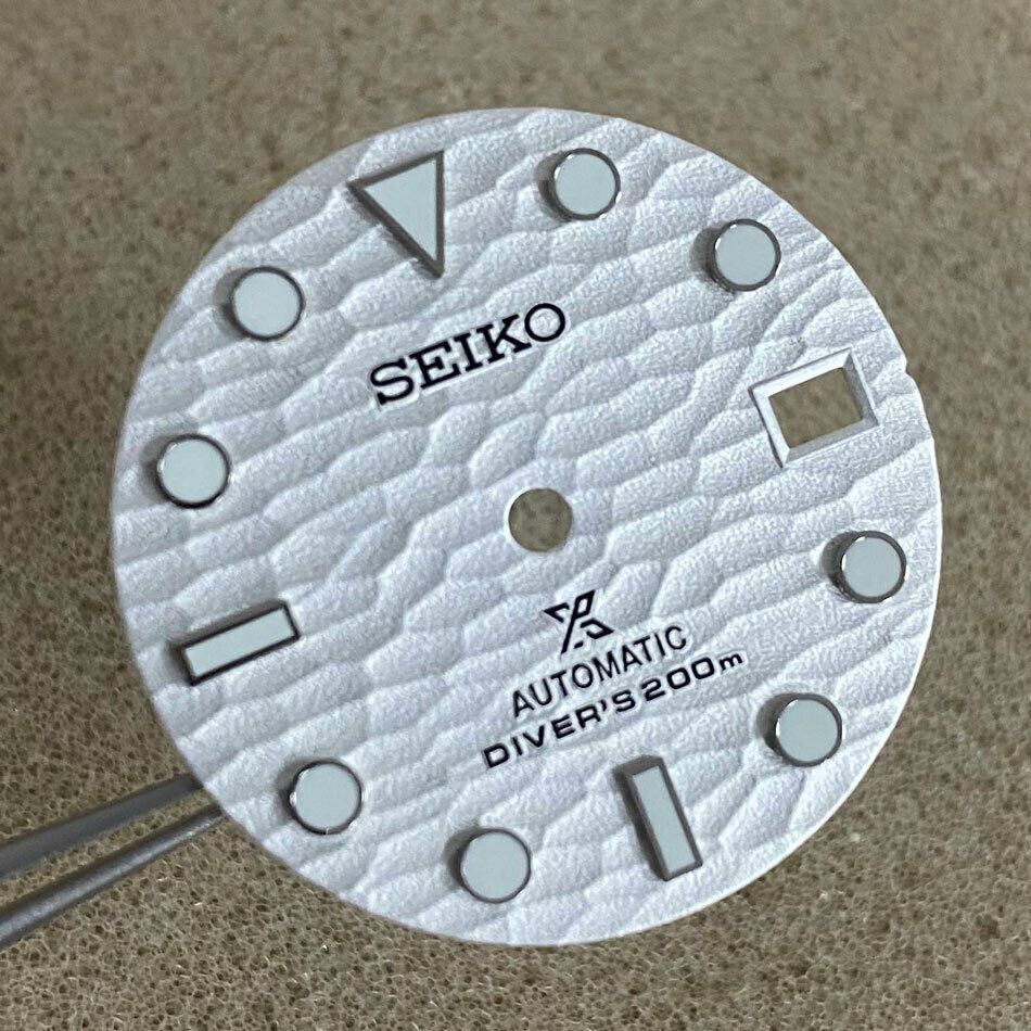 Cadran de montre 28,5 mm vert lumineux adapté au mouvement NH35 #VE45