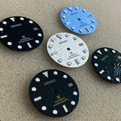 Cadran de montre 28,5 mm vert lumineux adapté au mouvement NH35 #VE45