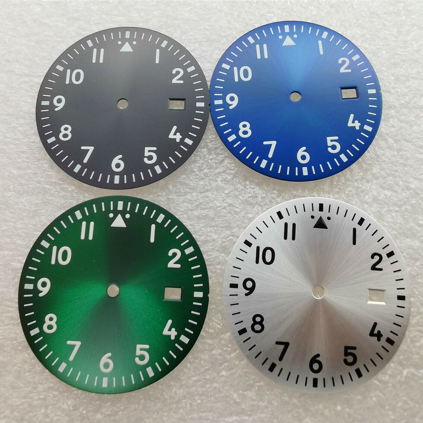Brand New 33.6mm Watch Dial Green Luminous Suitable for NH35 Movement #01