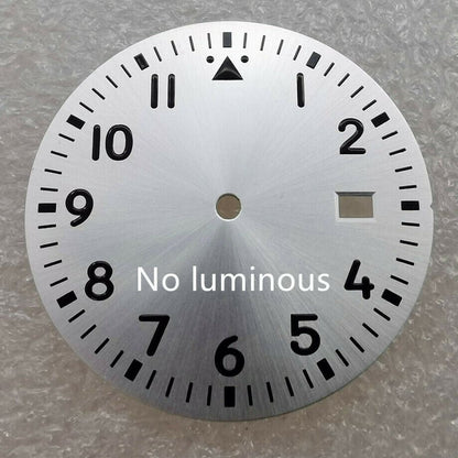 Brand New 33.6mm Watch Dial Green Luminous Suitable for NH35 Movement #01