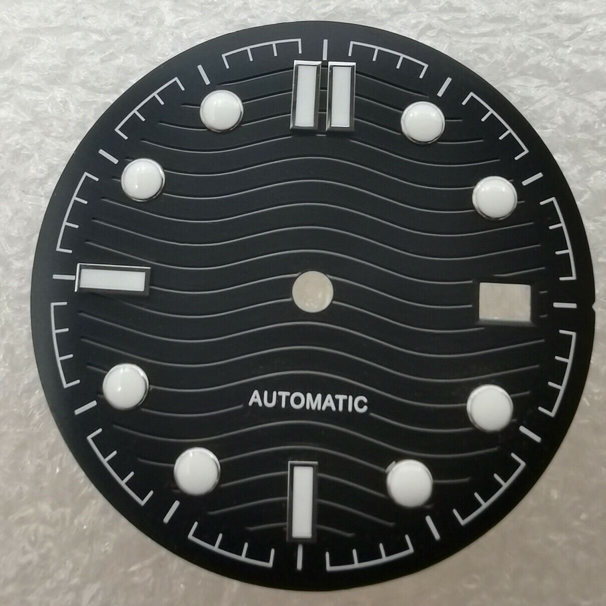 Brandneues 31-mm-Zifferblatt, grün leuchtend, passend für Omega NH35/NH36 #02