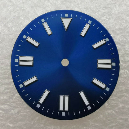 31mm green lume dial for Oyster watches with NH35/NH36/ETA movements, premium quality.
