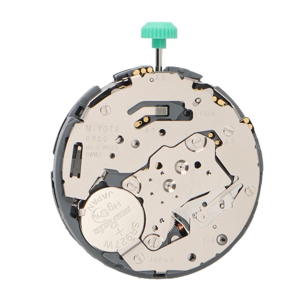 Mouvement de montre à quartz Miyota OS20 neuf fabriqué au Japon Date à 3/6 Horloger