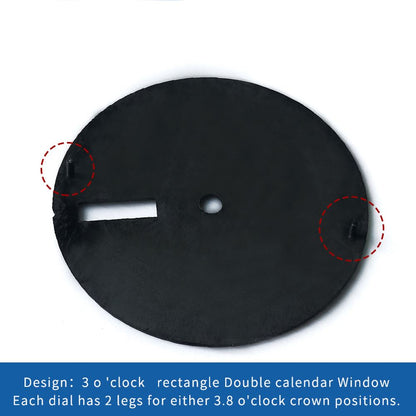 Brand New Black Watch Dial Parts For Skx007 Skx009 SPRD Fit Movement NH35 NH36