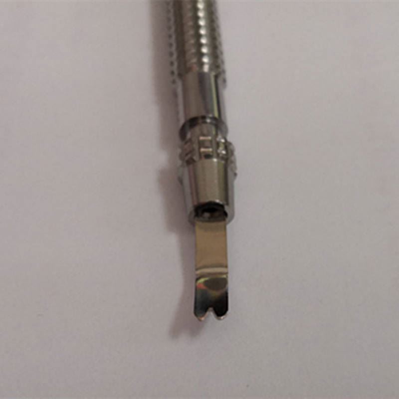 Bergeon 8111 Swiss spring bar tool for precise luxury watch strap removal and repair.