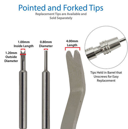 Bergeon 8111 Swiss spring bar removal tool for precise luxury watch strap fitting and repair.