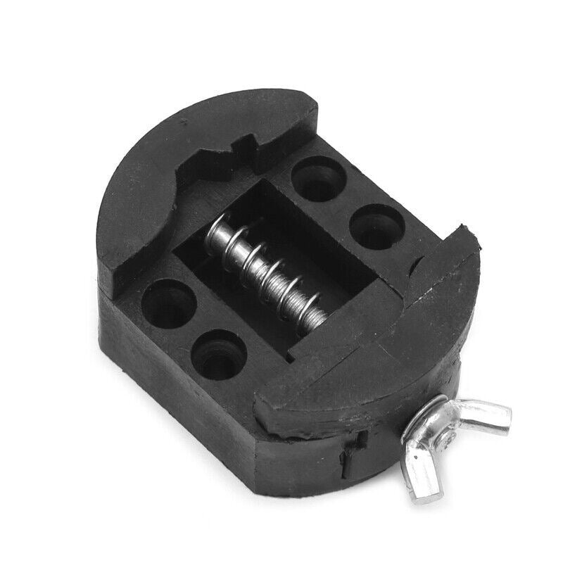 Adjustable watch case holder opener, ideal for watchmakers repairing various watch backs.