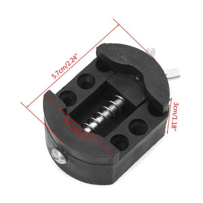 Adjustable watch case holder opener, ideal for watchmakers repairing various watch backs.