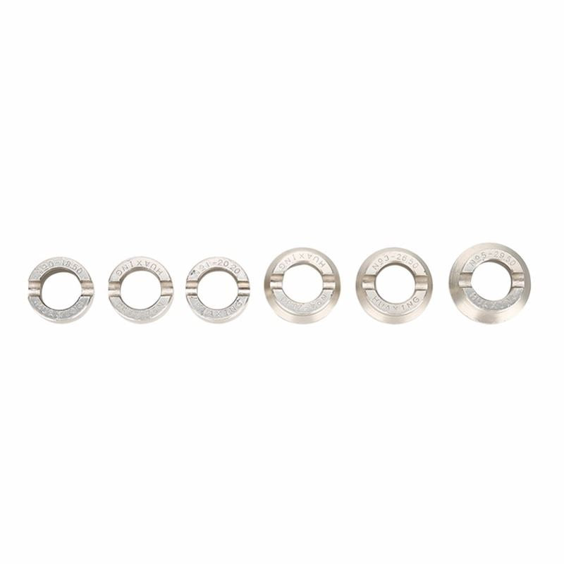 7PCS watch case opener set with wrench tools for back removal, perfect for watch repairs and replacements.