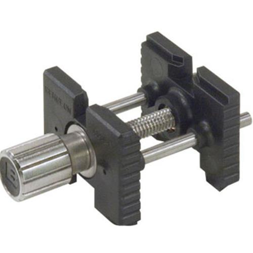 Bergeon 4039-P synthetic movement holder, extensible and reversible, fits 3 3/4'' to 11'' watch movements for secure repair.