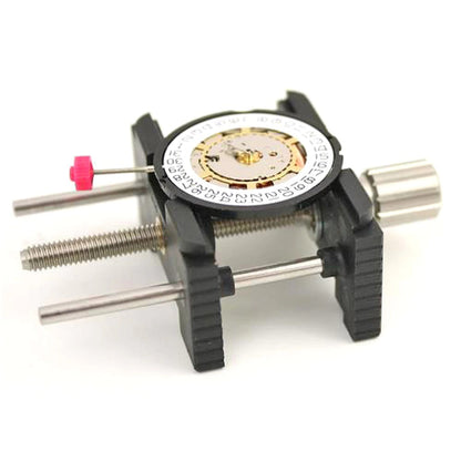 Bergeon 4040-P adjustable reversible watch movement holder for precise repair support.