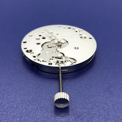 Chinese Seagull ST3621 mechanical watch movement with ETA 6498 style, 6 o'clock second hand, replacement part.
