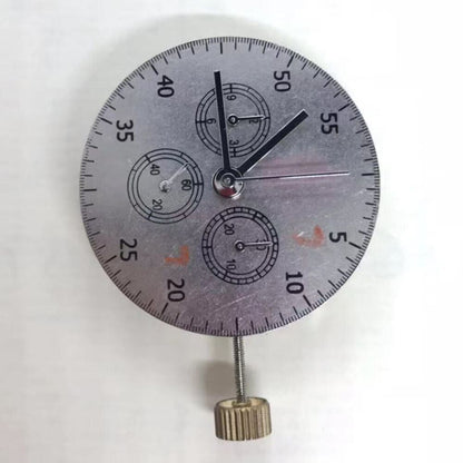 China Made 7750 automatic chronograph movement with ETA 7753 layout showing subdials at 3, 6, and 9 o'clock positions.