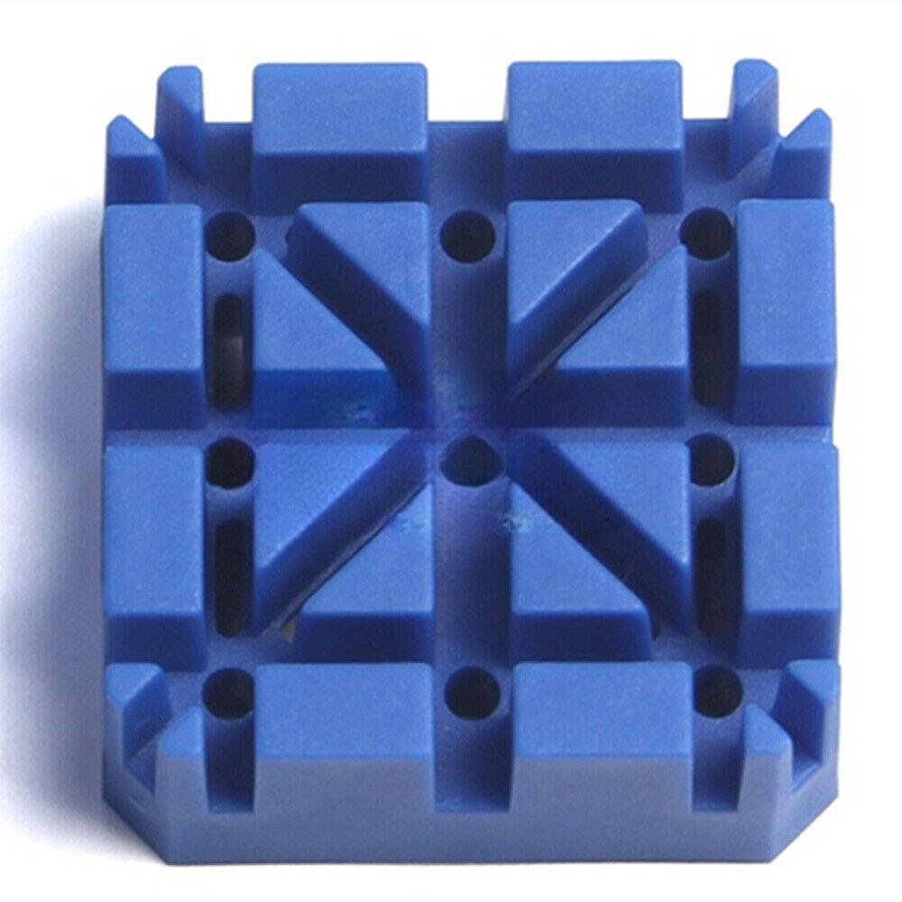 Set of 3 watch band holders and strap pin removers for accurate watch repair and adjustment.