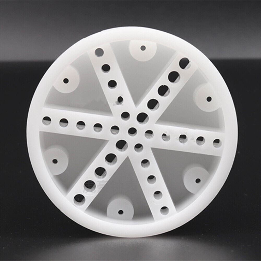 White watch band holder and strap pins remover tool for precise watch repair and bracelet adjustments.