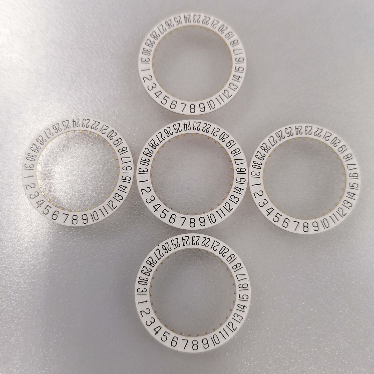 Disque de date blanc générique Date@6 pour mouvement <tc>ETA</tc>2824-2