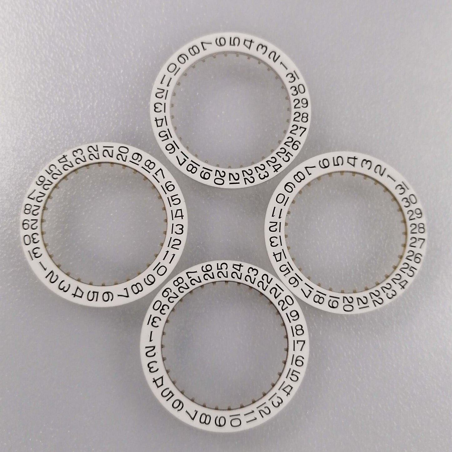 Disque de date blanc de remplacement générique pour mouvement <tc>ETA</tc>2836 Date@3
