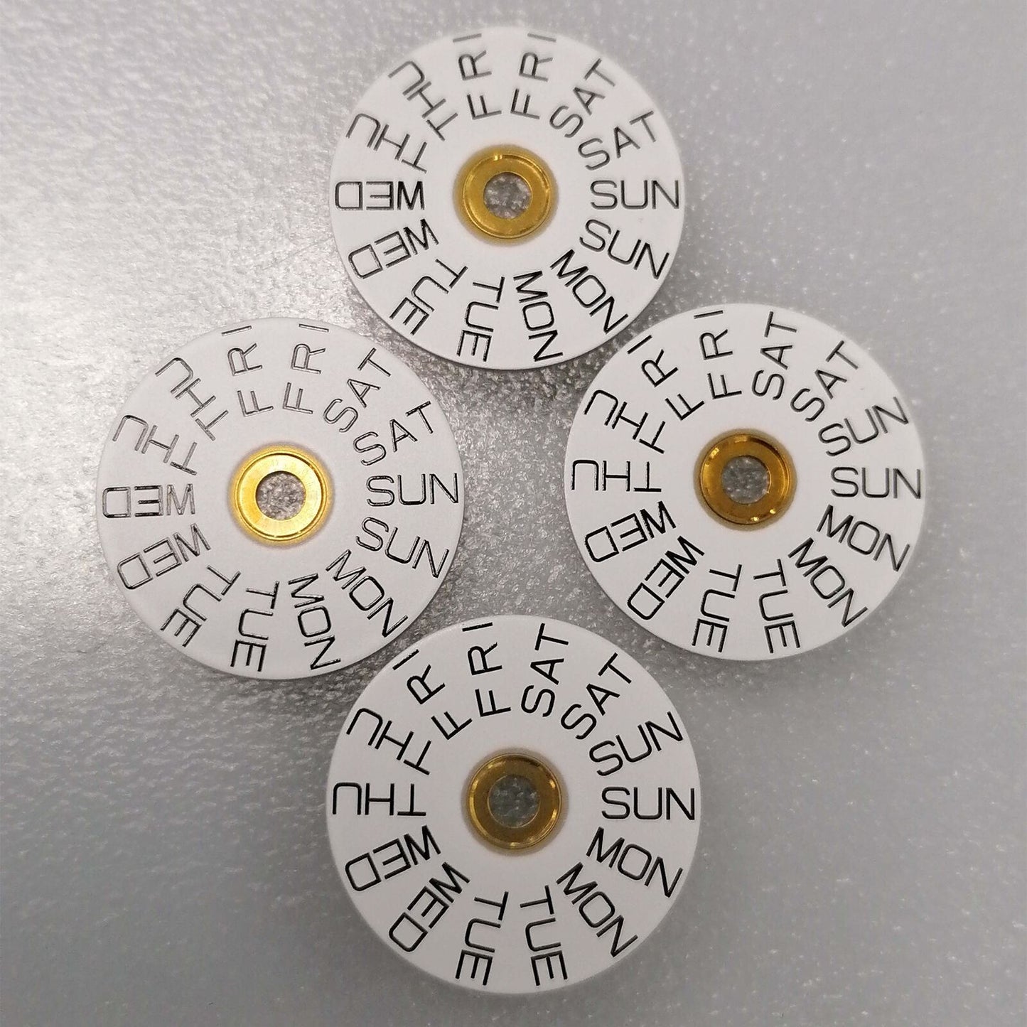 Roue de semaine blanche de remplacement générique pour <tc>ETA</tc> 2836