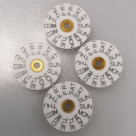 Roue de semaine blanche de remplacement générique pour <tc>ETA</tc> 2836