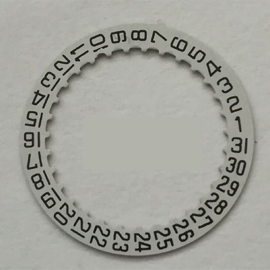 Disque de date blanc générique Date@3 pour remplacement du mouvement <tc>ETA</tc>2671