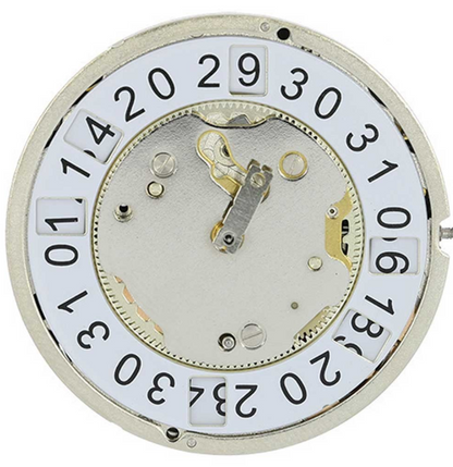 Ronda 4210B quartz watch movement showing precise timekeeping mechanism for accessories.