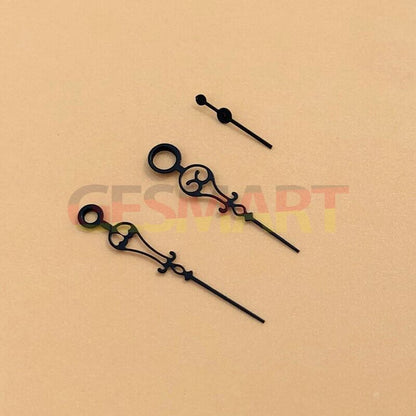 Black floral watch hands for Seagull ST3600, elegant design enhancing watch accessories.