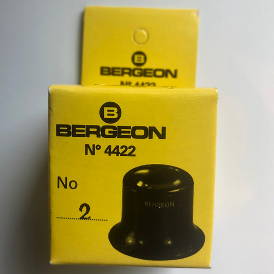 Bergeon 4422-2 black watchmaker?s magnification loupe with 5x power for precise watch repairs