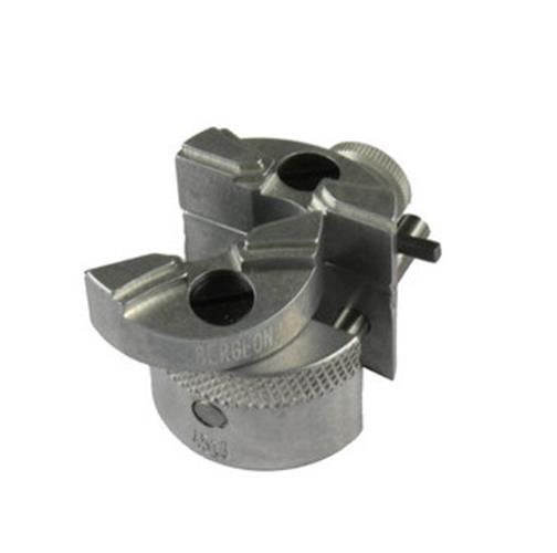 Bergeon 4513 double jaw universal movement holder for secure watch repair and assembly.